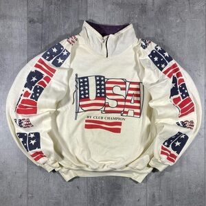 90s Vintage USA Cream Jumper